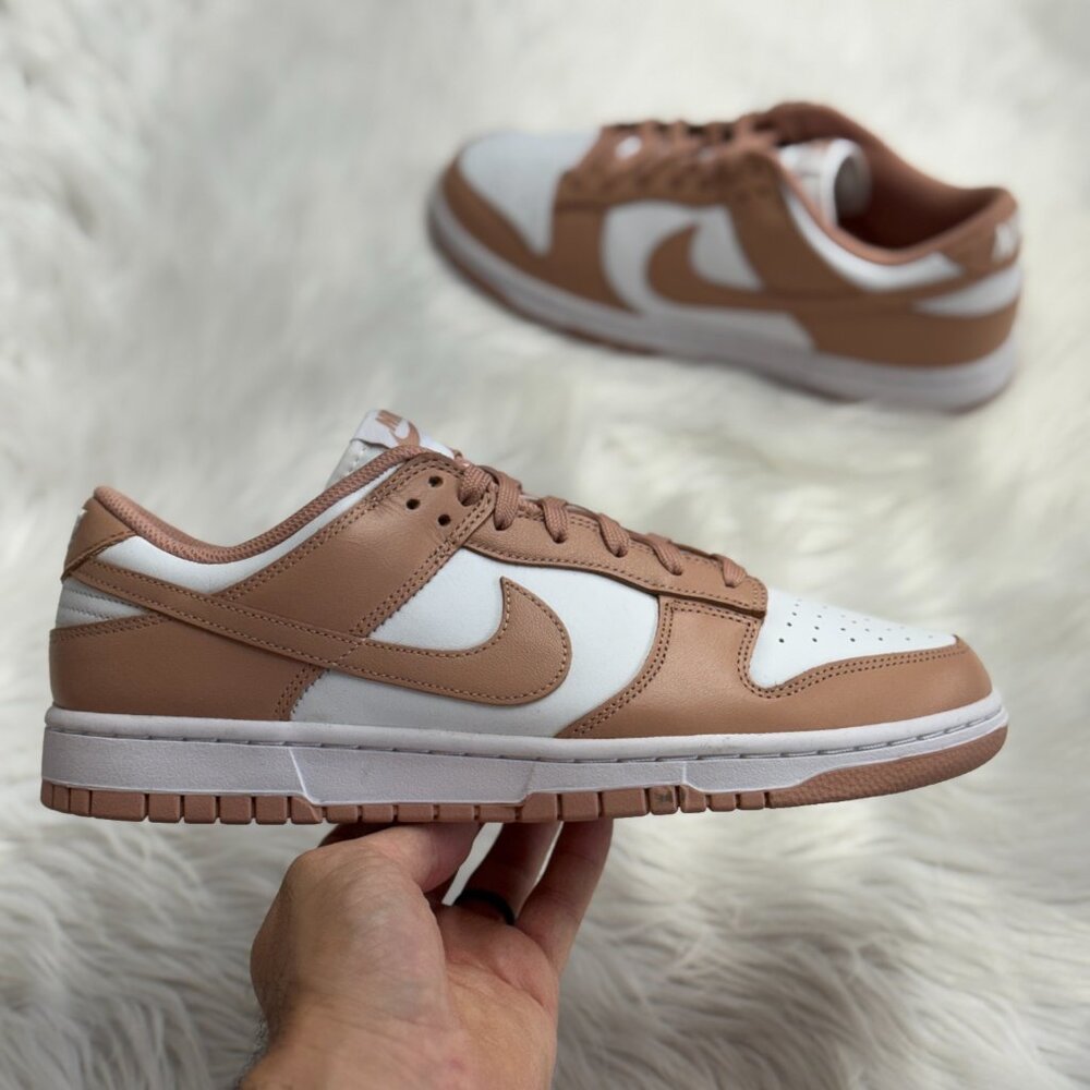 Nike Dunk Low Womens Casual Sneaker Shoes Pink DD1503-118 VNDS Sz 11.5/Mens 10